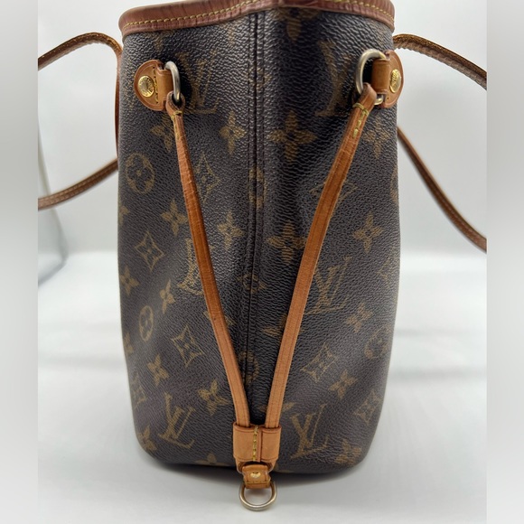Authentic Louis Vuitton Neverfull Brown Canvas Monogram Tote Bag - Picture 5 of 7